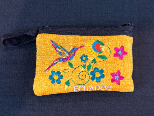 Yellow Ecuador Pouch