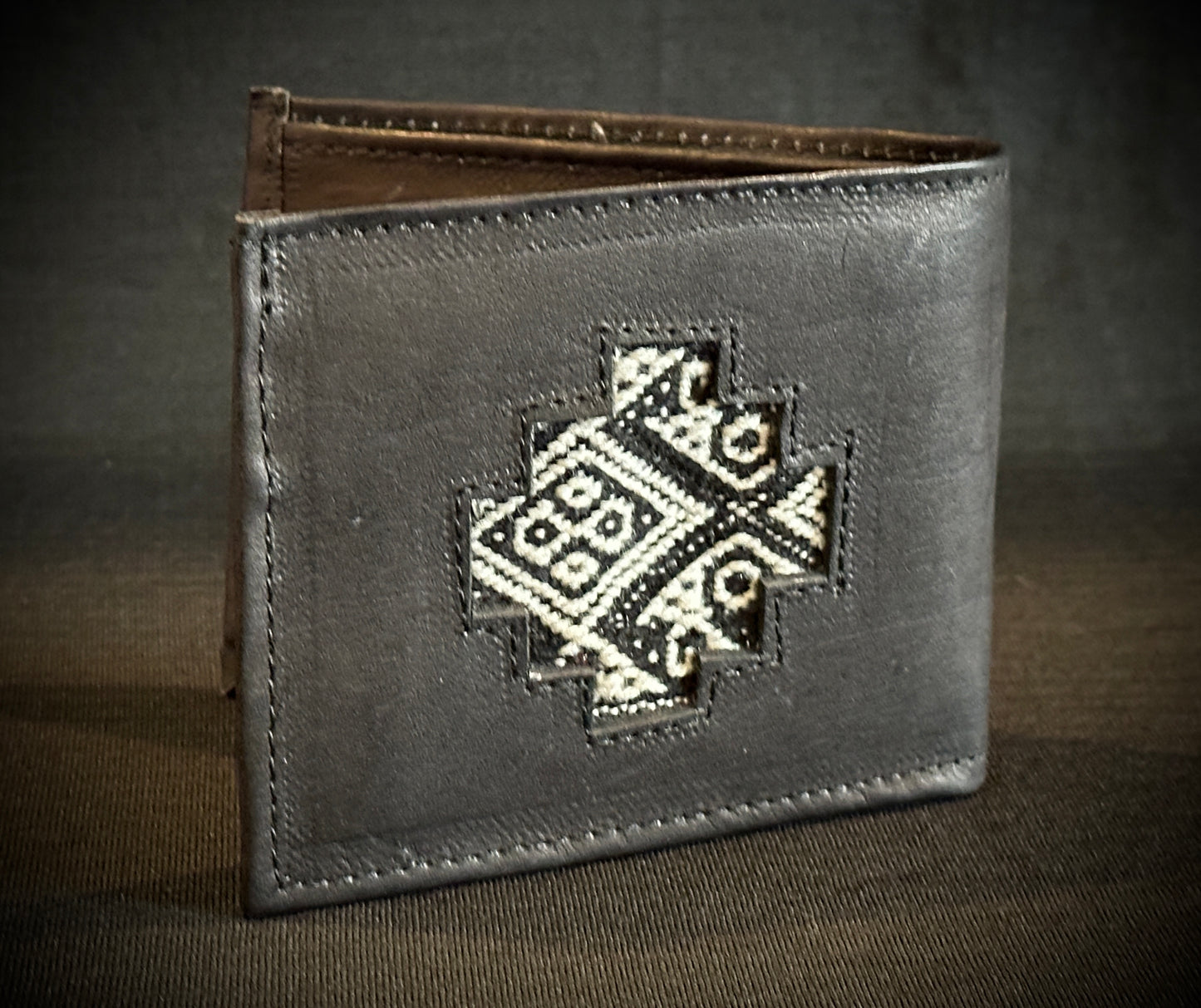 Andean Cross Hand-Made Leather Wallet