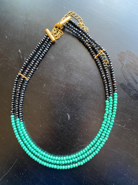 .SUMAK Blue & Black Necklace