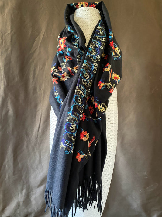 Embroidered Scarf