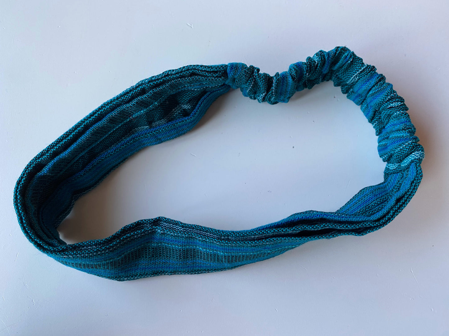 Blue and Green Headband