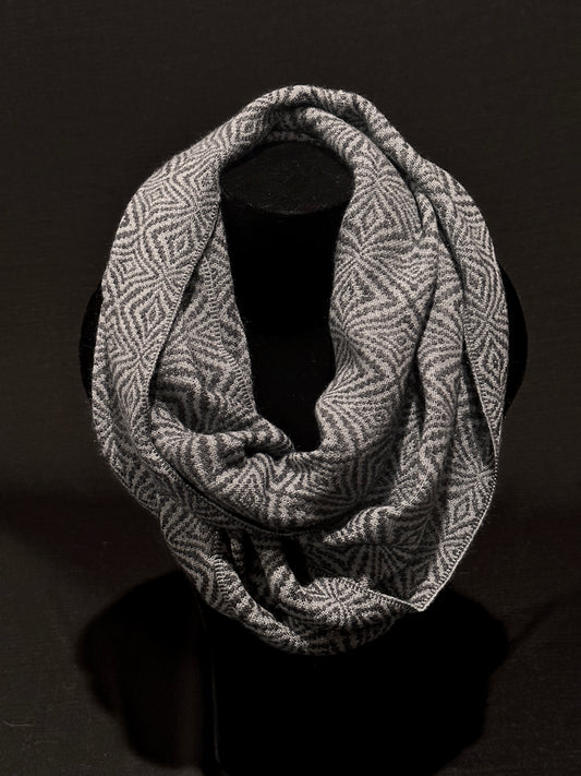 Light and Dark Gray Scarf