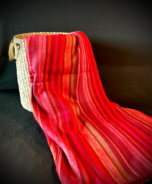 Alpaca Blanket Red